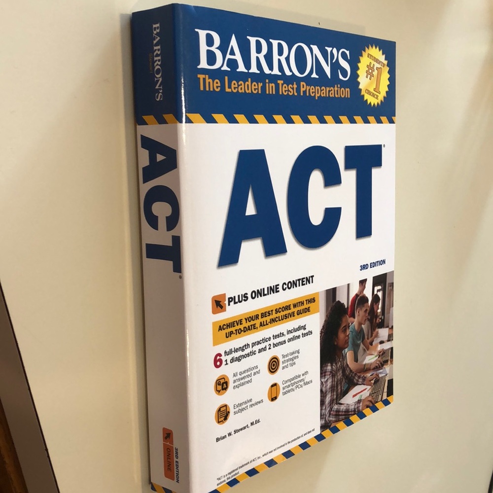 New...Barrons ACT Book - Picture 3 of 3